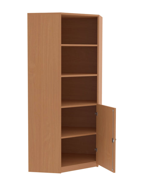 Eckschrank mit Halbtür - Höhe 190cm