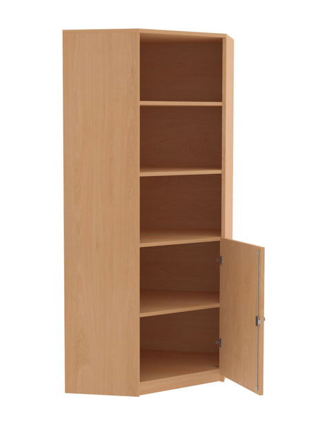 Eckschrank mit Halbtür - Höhe 190cm