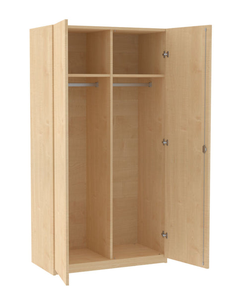Garderobenschrank mit Mittelwand - Höhe 190cm
