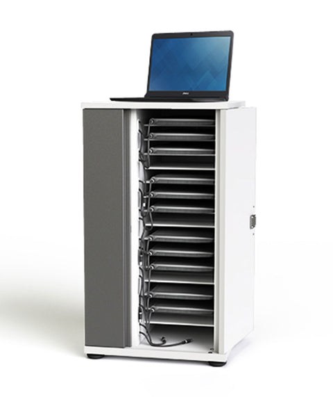 Ladeschrank für Chromebook, Tablets und kleine Laptop für 16 Geräte