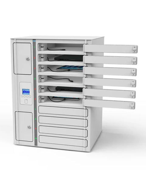 Ladeschrank für Chromebooks, Laptops & Tablets mit RFID & Webverwaltung für 10 Geräte