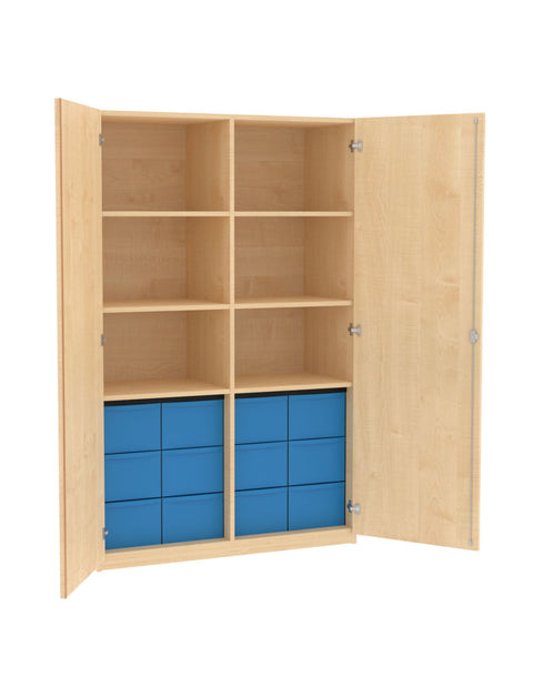 Materialmittelwandschrank 4x3L - Höhe 190cm