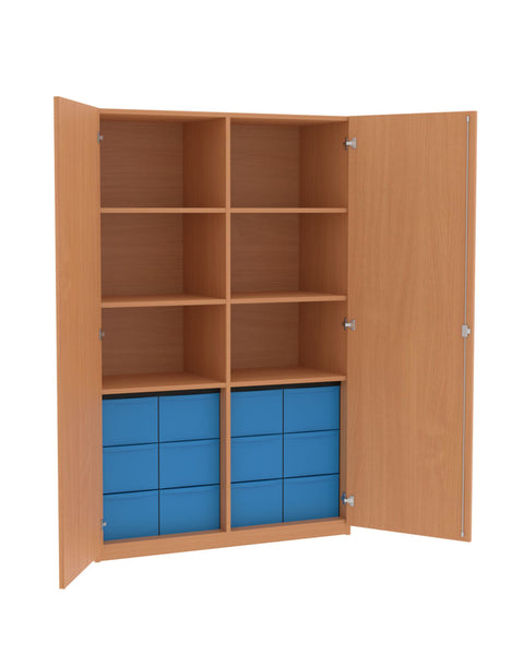 Materialmittelwandschrank 4x3L - Höhe 190cm