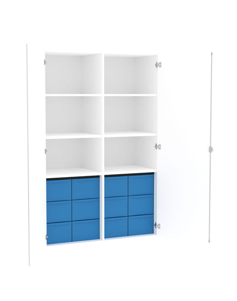 Materialmittelwandschrank 4x3L - Höhe 190cm