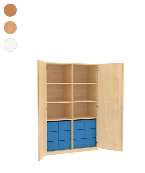 Materialmittelwandschrank 4x3L - Höhe 190cm