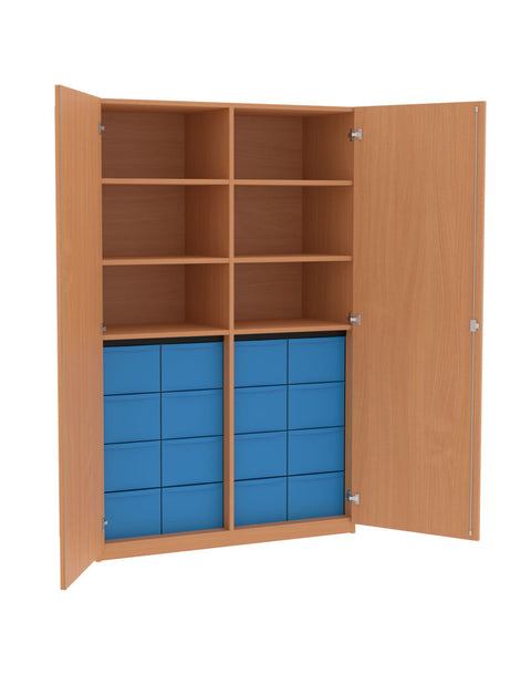 Materialmittelwandschrank 4x4L - Höhe 190cm