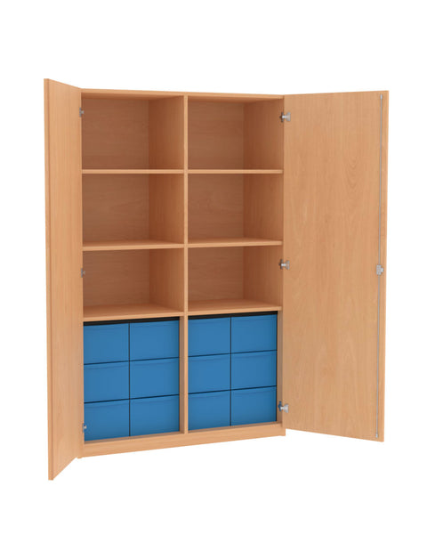 Materialmittelwandschrank 4x3L - Höhe 190cm