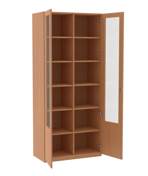 Mittelwandschrank mit Glasausschnitt - Höhe 230cm