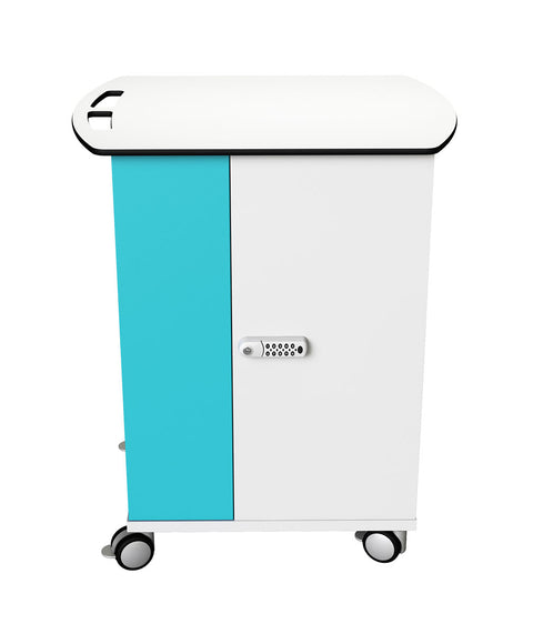 Intelligenter Laptop-Ladewagen mit Netzwerkanschluss für 16 Geräte