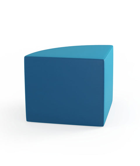 Tobo 1/4 Kreis Pouf Light - S