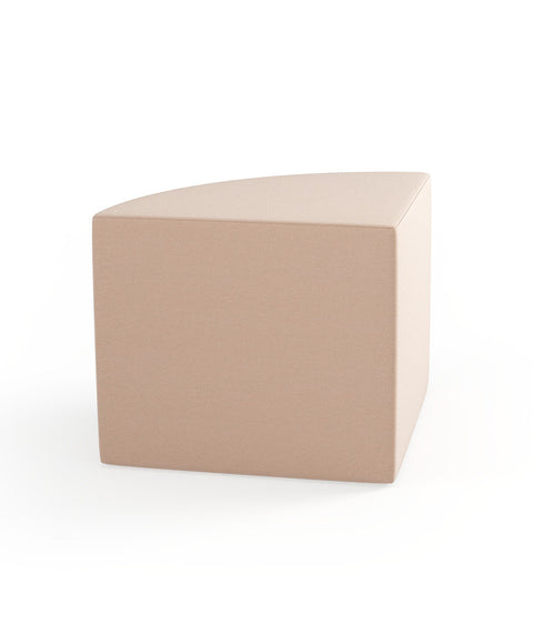 Tobo 1/4 Kreis Pouf Light - S