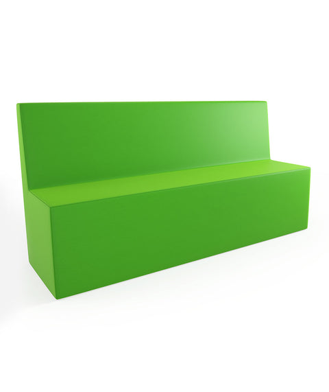 Tobo Rechteck Pouf mit Rückenlehne Light - XL