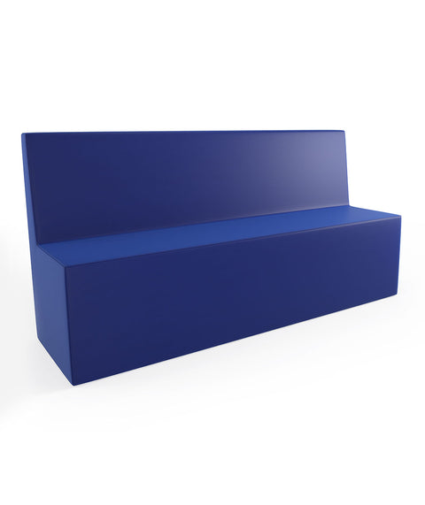 Tobo Rechteck Pouf mit Rückenlehne Light - XL