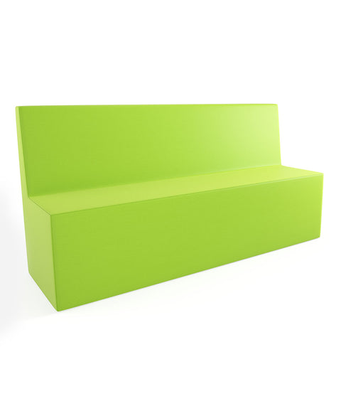 Tobo Rechteck Pouf mit Rückenlehne Light - XL
