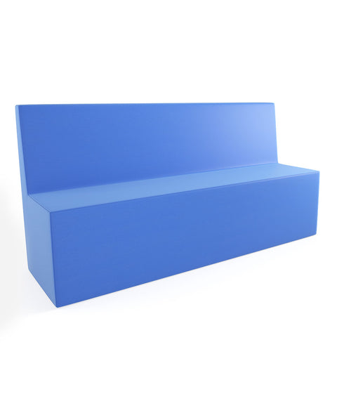 Tobo Rechteck Pouf mit Rückenlehne Light - XL