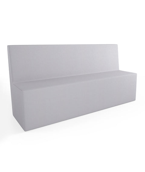 Tobo Rechteck Pouf mit Rückenlehne Light - XL