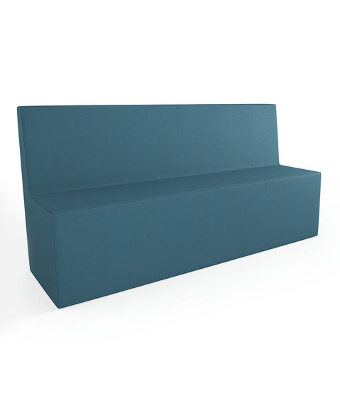 Tobo Rechteck Pouf mit Rückenlehne Light - XL