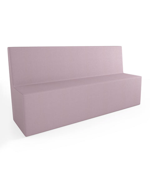 Tobo Rechteck Pouf mit Rückenlehne Light - XL