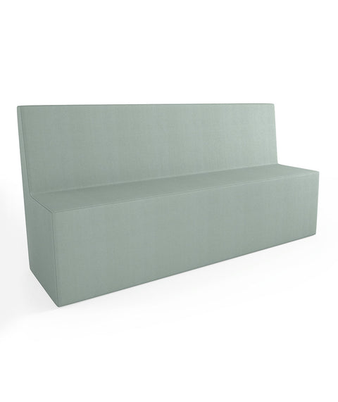 Tobo Rechteck Pouf mit Rückenlehne Light - XL