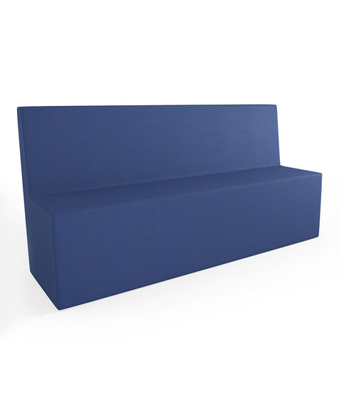 Tobo Rechteck Pouf mit Rückenlehne Light - XL