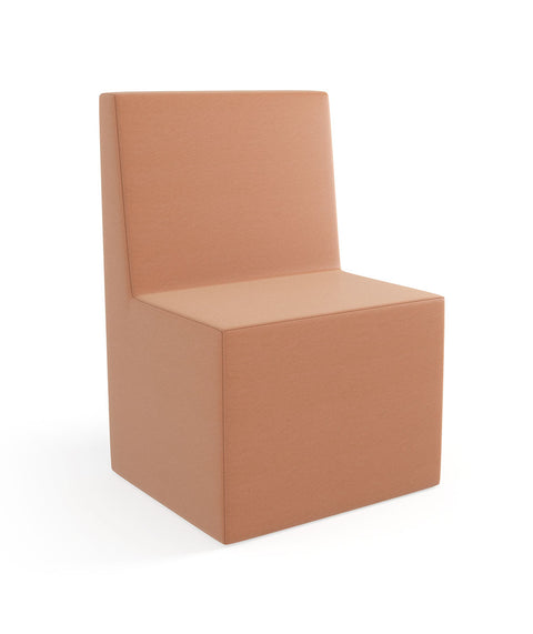Tobo Rechteck Pouf mit Rückenlehne Light - XS