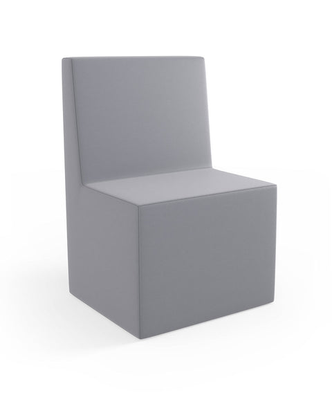 Tobo Rechteck Pouf mit Rückenlehne Light - S