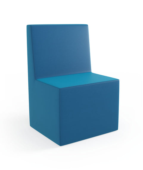 Tobo Rechteck Pouf mit Rückenlehne Light - S