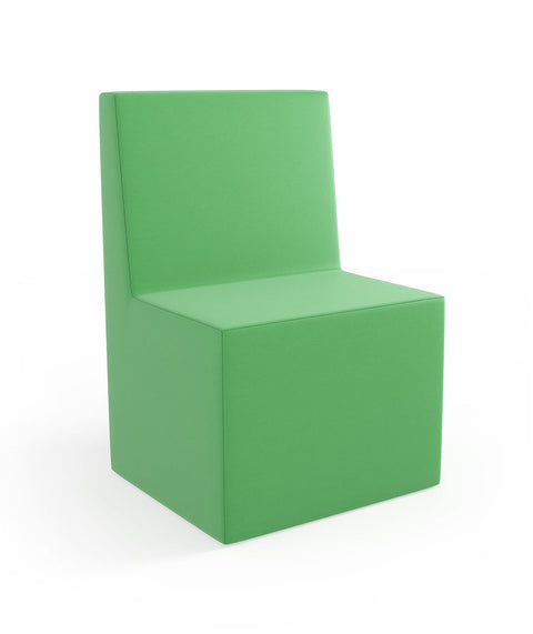 Tobo Rechteck Pouf mit Rückenlehne Light - S