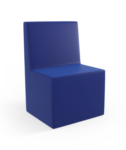 Tobo Rechteck Pouf mit Rückenlehne Light - S
