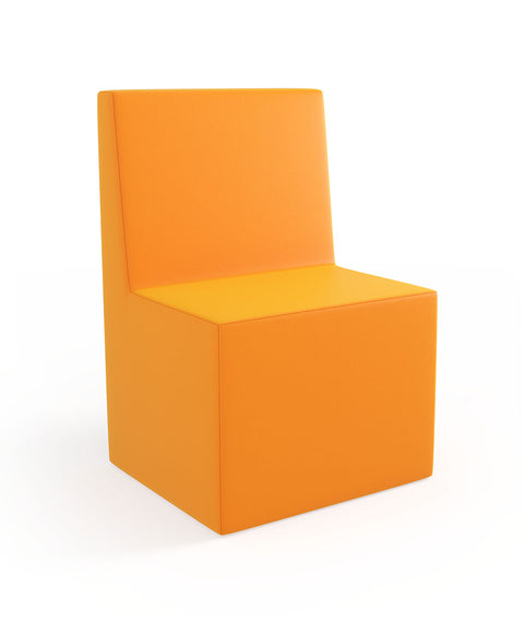Tobo Rechteck Pouf mit Rückenlehne Light - XS