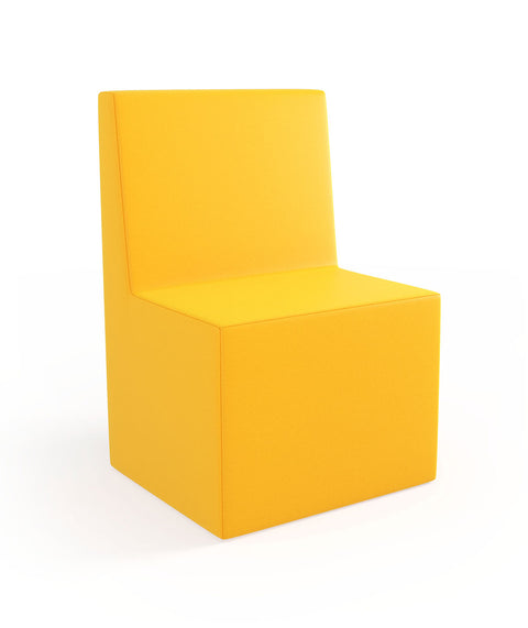Tobo Rechteck Pouf mit Rückenlehne Light - S