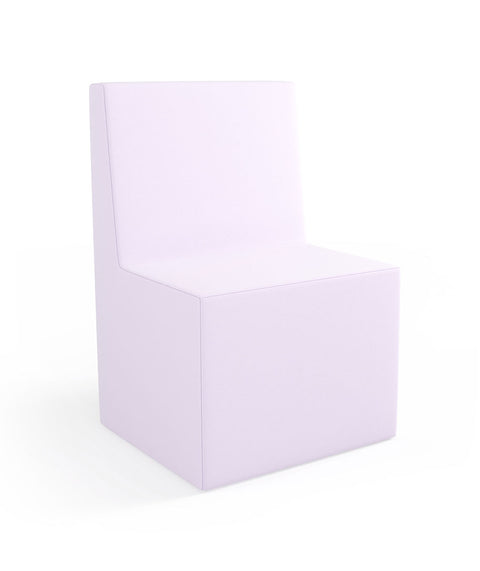 Tobo Rechteck Pouf mit Rückenlehne Light - S
