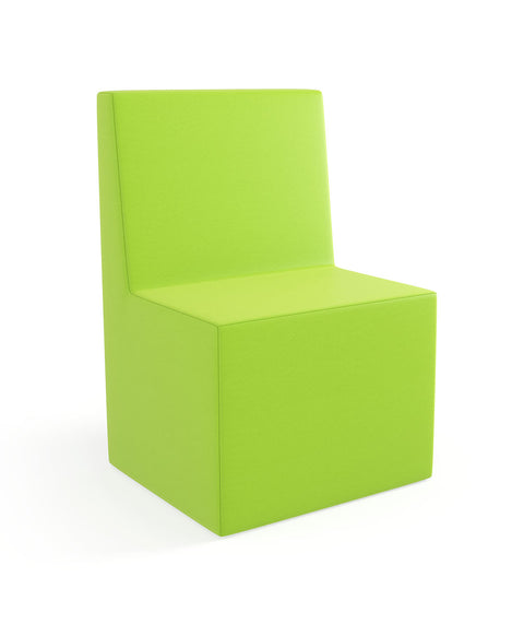 Tobo Rechteck Pouf mit Rückenlehne Light - S