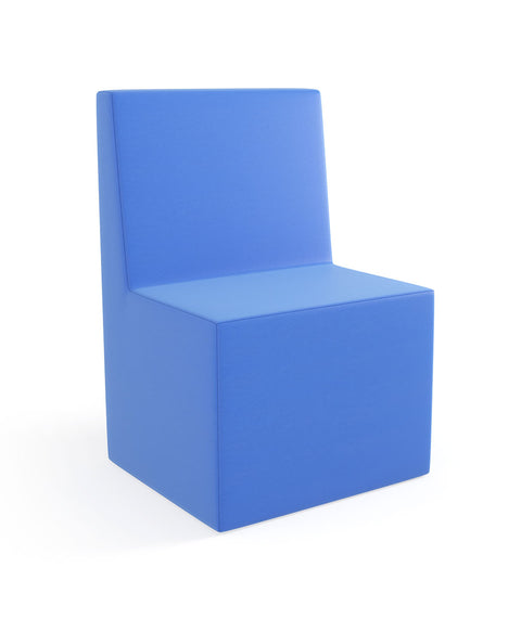 Tobo Rechteck Pouf mit Rückenlehne Light - S