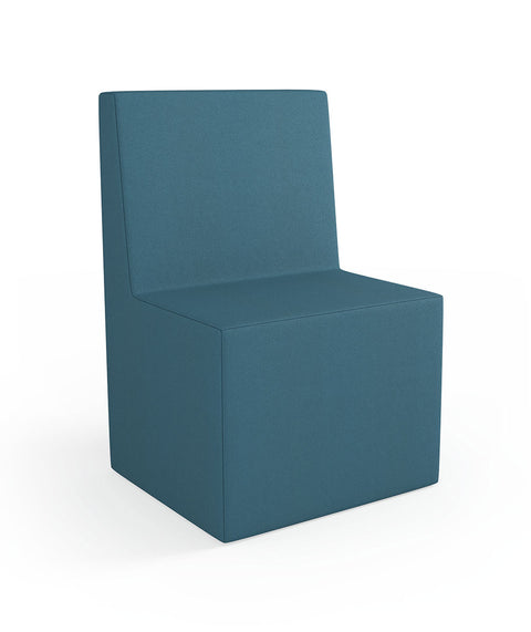 Tobo Rechteck Pouf mit Rückenlehne Light - S