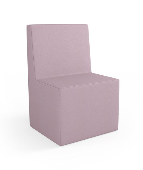 Tobo Rechteck Pouf mit Rückenlehne Light - S
