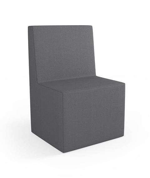 Tobo Rechteck Pouf mit Rückenlehne Light - XS
