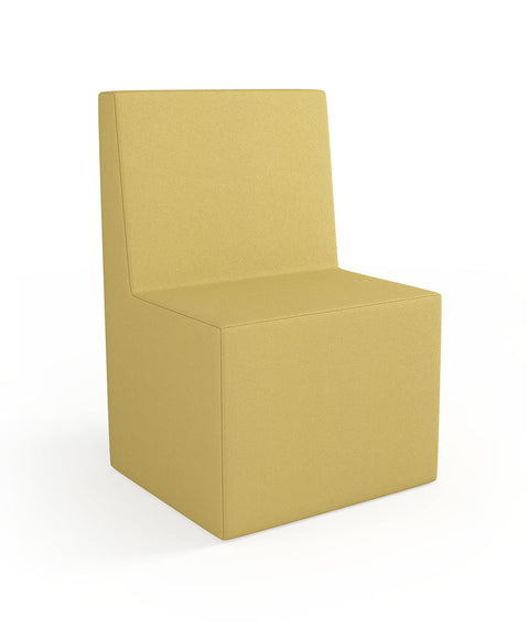 Tobo Rechteck Pouf mit Rückenlehne Light - XS