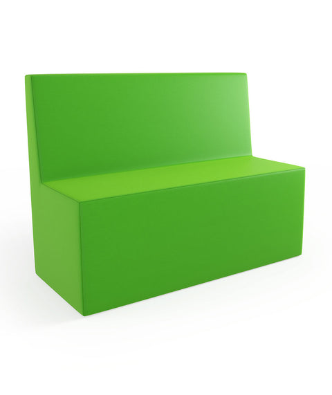 Tobo Rechteck Pouf mit Rückenlehne Light - L