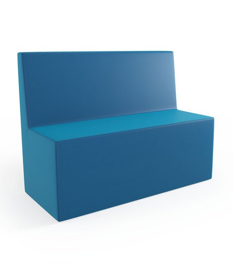 Tobo Rechteck Pouf mit Rückenlehne Light - L