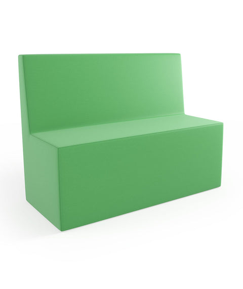Tobo Rechteck Pouf mit Rückenlehne Light - L