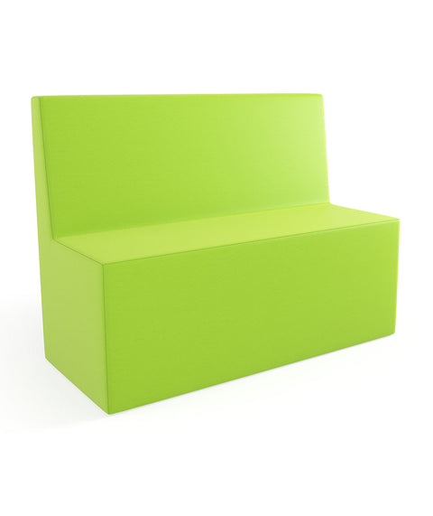 Tobo Rechteck Pouf mit Rückenlehne Light - M