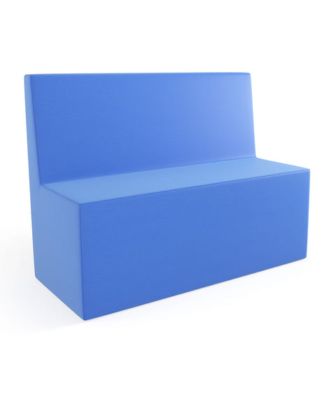 Tobo Rechteck Pouf mit Rückenlehne Light - L