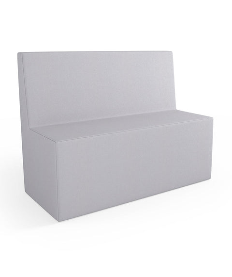 Tobo Rechteck Pouf mit Rückenlehne Light - L