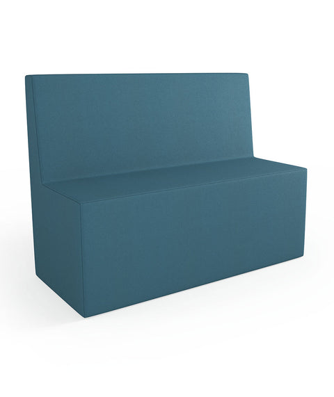 Tobo Rechteck Pouf mit Rückenlehne Light - M
