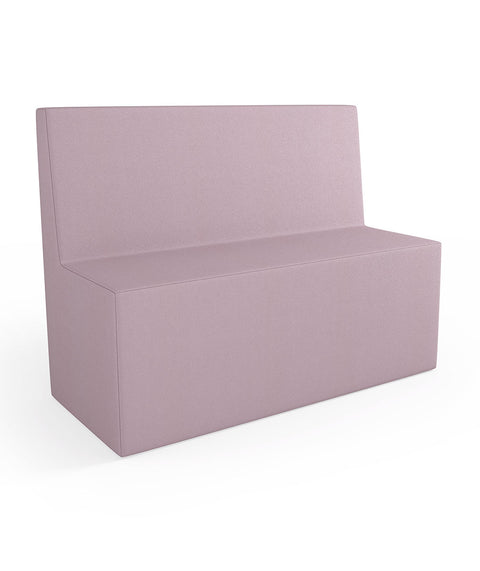 Tobo Rechteck Pouf mit Rückenlehne Light - M