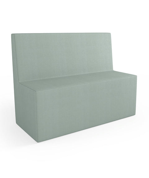 Tobo Rechteck Pouf mit Rückenlehne Light - M