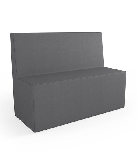 Tobo Rechteck Pouf mit Rückenlehne Light - M