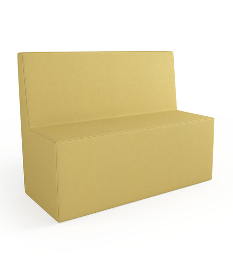 Tobo Rechteck Pouf mit Rückenlehne Light - M