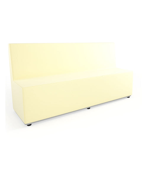 Tobo Rechteck Pouf mit Rückenlehne - XL